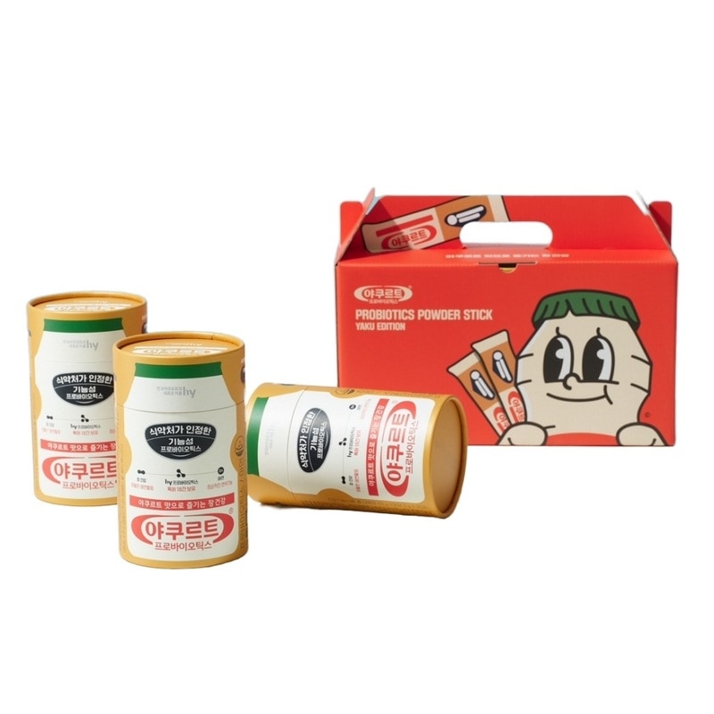 ヤクルトプロバイオティクス30砲X3筒（3ヶ月分）+パッケージギフトボックス
