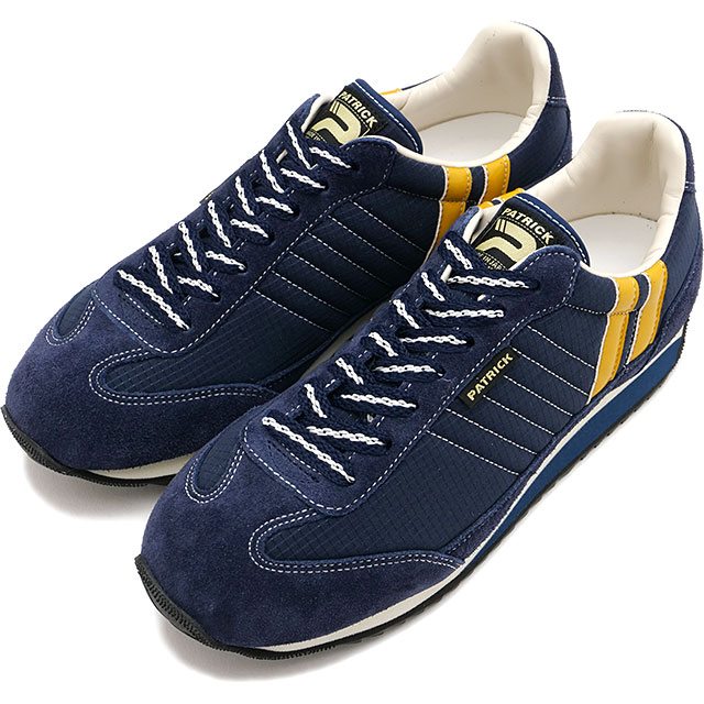 スニーカー マラソン・チェック [507182] MARATHON-CHECK メンズ・レディース 日本製 靴 シューズ おしゃれ シーズン限定 NVY 紺 ネイビー 正規取扱店