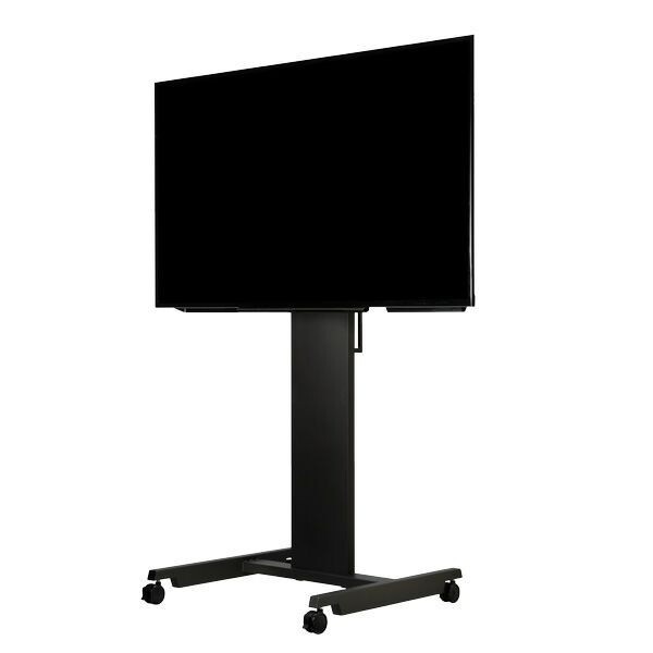 WLTVD5119 サテンブラック WALL 業務用テレビスタンド PROキャスター付き