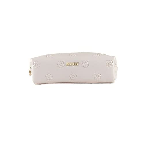 マリークヮント(MARY QUANT) シンプルエンボスデイジースクエアペンケース【040/ベージュ/FREE】1個 (x 1)