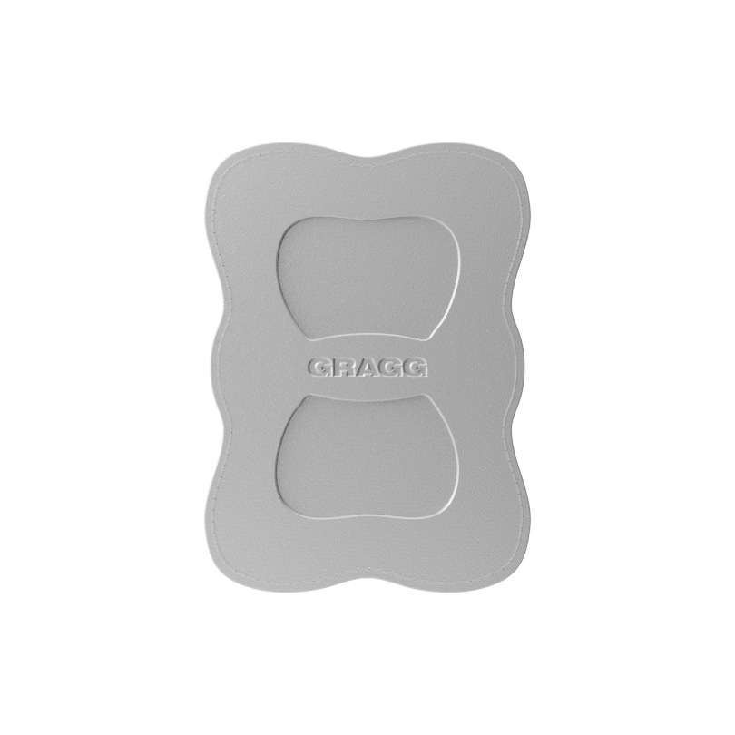【GRAGG】 RIBBON MAGSAFE CARD SLOT - SILVER カードケース 正規品