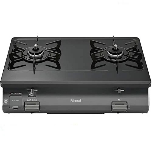 ガスコンロ（ガステーブル）RT64-2H6S-Lプロパンガス用(LPG)左大バーナー