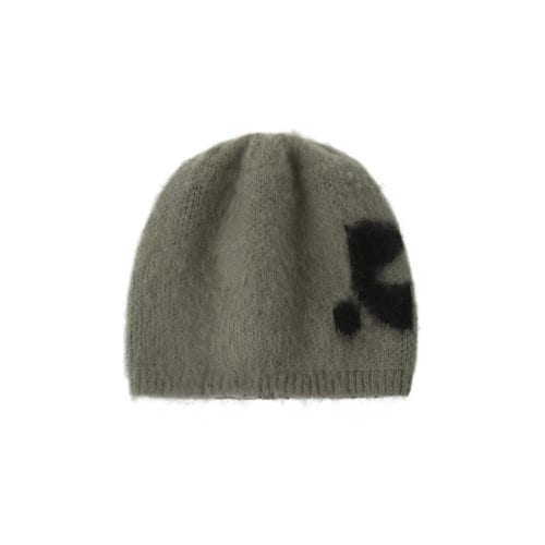 Qoo10 AMES-WORLDWIDE FUZZY BEANIE BEI 無地
