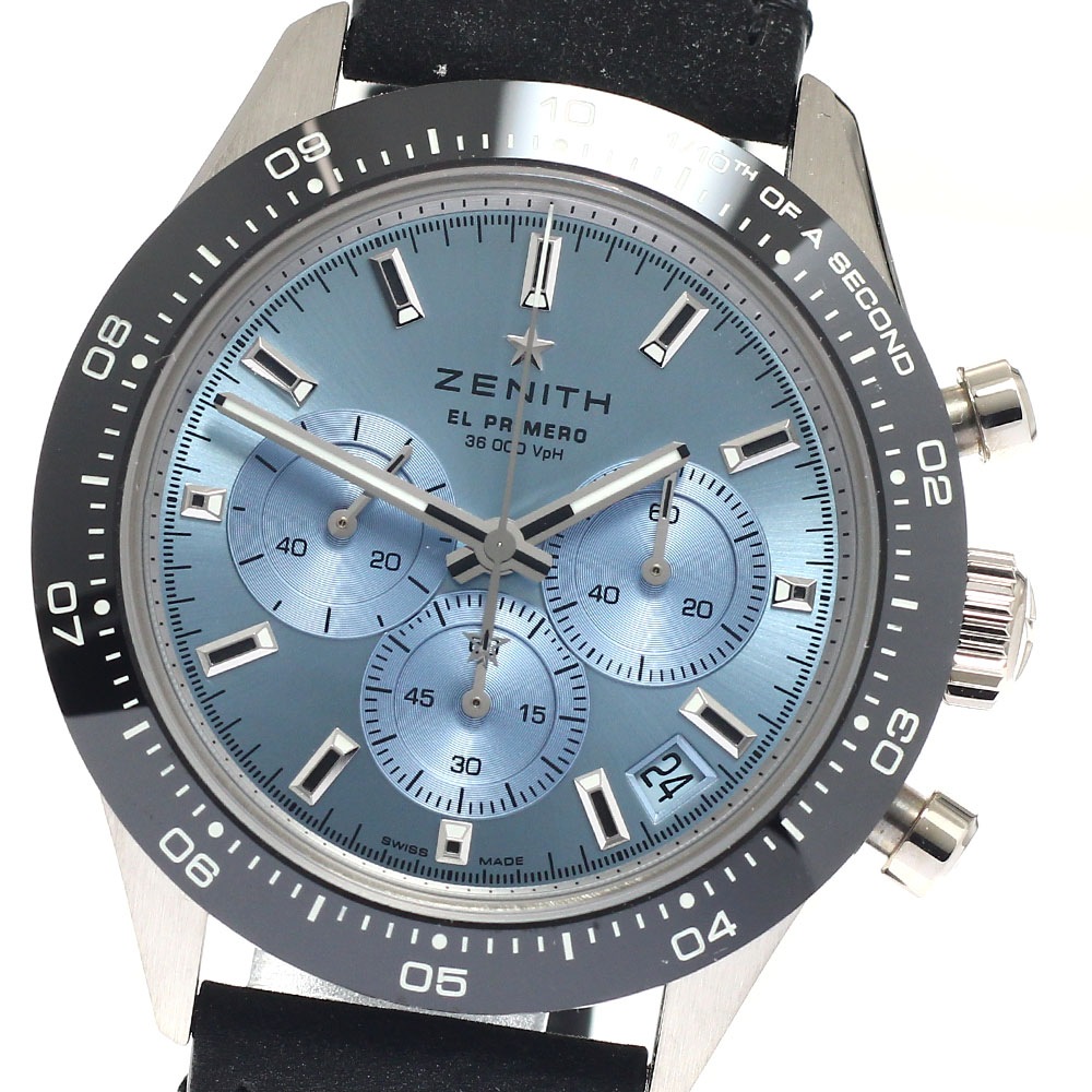 ゼニス ZENITH 65.3104.3600/52.C920 クロノマスター スポーツ K18WG YOSHIDA限定80本 自動巻き メンズ 極美品 箱・保証書付き_723194【中古】
