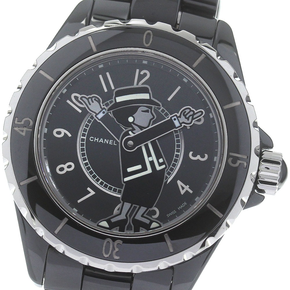 シャネル CHANEL H5242 J12 マドモアゼル 38mm 555本限定 自動巻き メンズ 良品 _832382【中古】