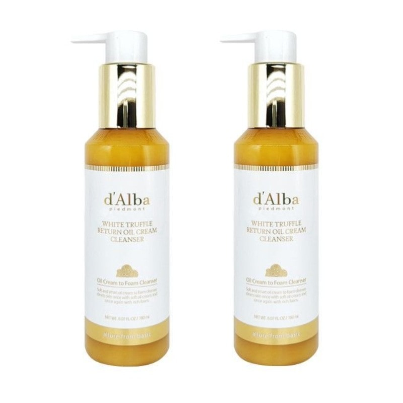 ヴィーガン オイル クリーム セラム クレンザー 150mlx2個/ ホワイト トリュフ リターン オールインワン 保湿 クレンジング