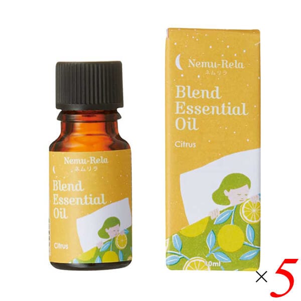 生活の木 ネムリラ ブレンド精油 シトラス 10mL 5本セット