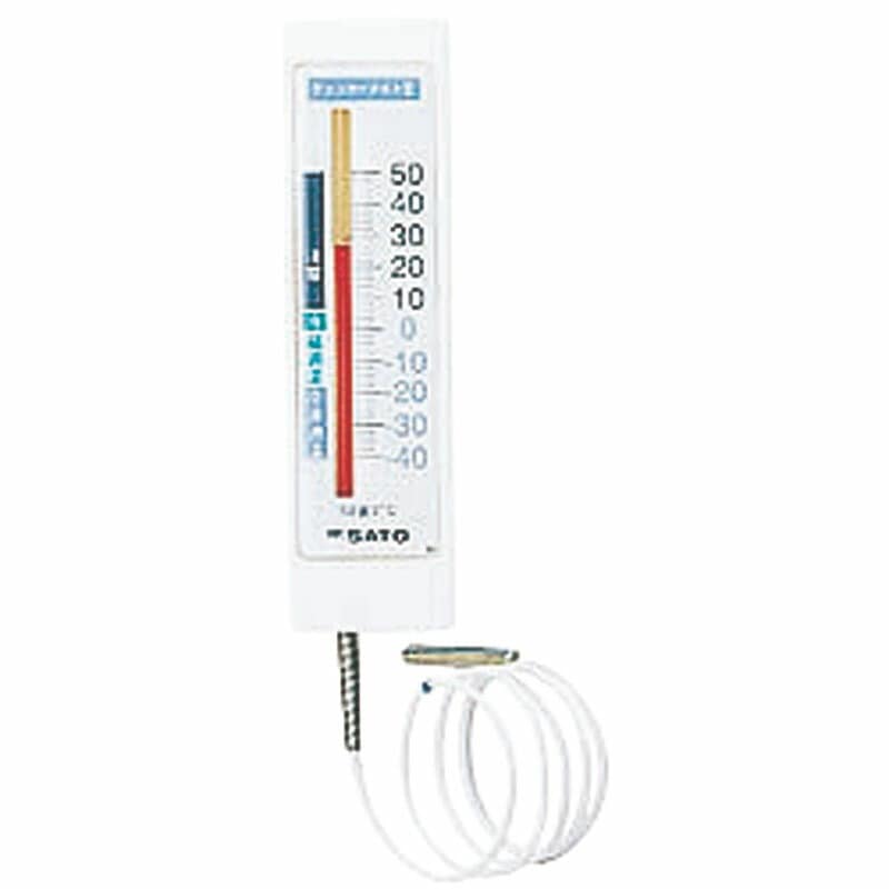 SATO 冷蔵庫用温度計 チェッカーメイトII（一針タイプ）