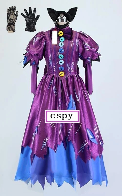 【全シリーズ発売中】 【値引き中】ハロウィン 衣装 コスプレ 大人 衣装 衣装＋手袋＋カチューシャ 猫 女性ダンサー TDLスプーキーBoo!パレード2025