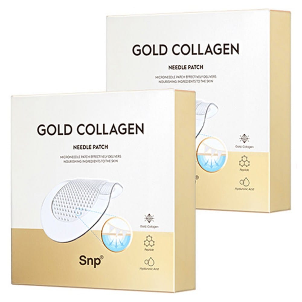 エスエンピーゴールドコラーゲンニードルパッチ8個入り2個