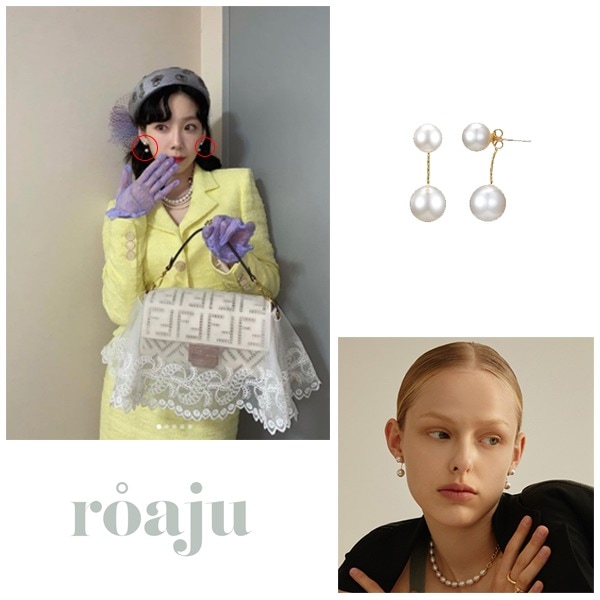 kpop人気 [silver925] graceful earring