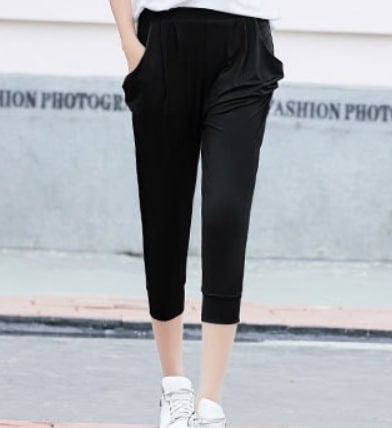 ボトムス デート モテアイテム クロップドパンツ 七分 ストレッチ コットン ポケット サルエル 可愛い きれいめ 上品 おしゃれ かっこいい 可愛い ラブリー キュート ガーリー クール