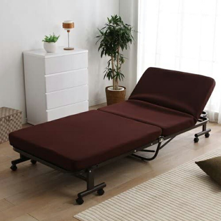 【公式】 折りたたみベッド シングル コンパクト 完成品 キャスター付き 折り畳みベッド 介護ベッド シングルベット OTB-TRN ベッド 完成品 簡易ベッド 低反発 一人暮らし 布団 介護 メガ割