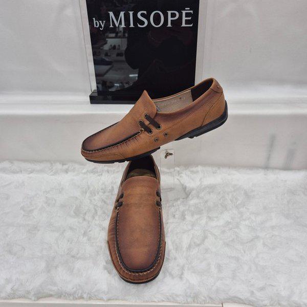 By 男性 カジュアル コンフォート ローファー 121HT837SP010 LBROWN 3 JJ