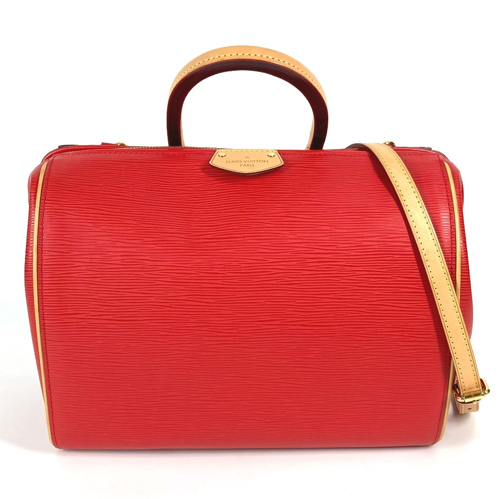 ハンドバッグ M93246 ドックPM エピ カバン 2WAYバッグ ショルダーバッグ 斜め掛け ミニボストンバッグ エピレザー レッド