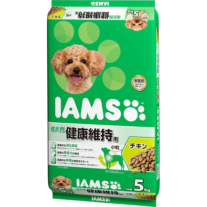 マース アイムス 成犬用 健康維持用 チキン 小粒 5kg 犬用フード