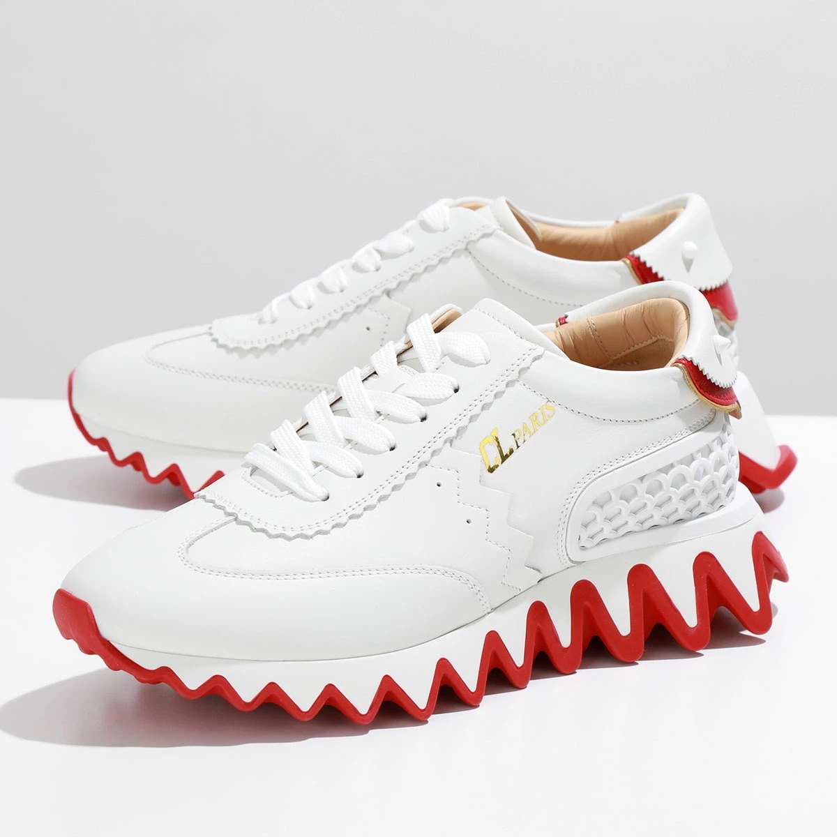 Christian Louboutin クリスチャンルブタン スニーカー LoubiShark Donna ルビシャーク 3200260 レディース レザー ローカット シューズ 靴 W222/BIA