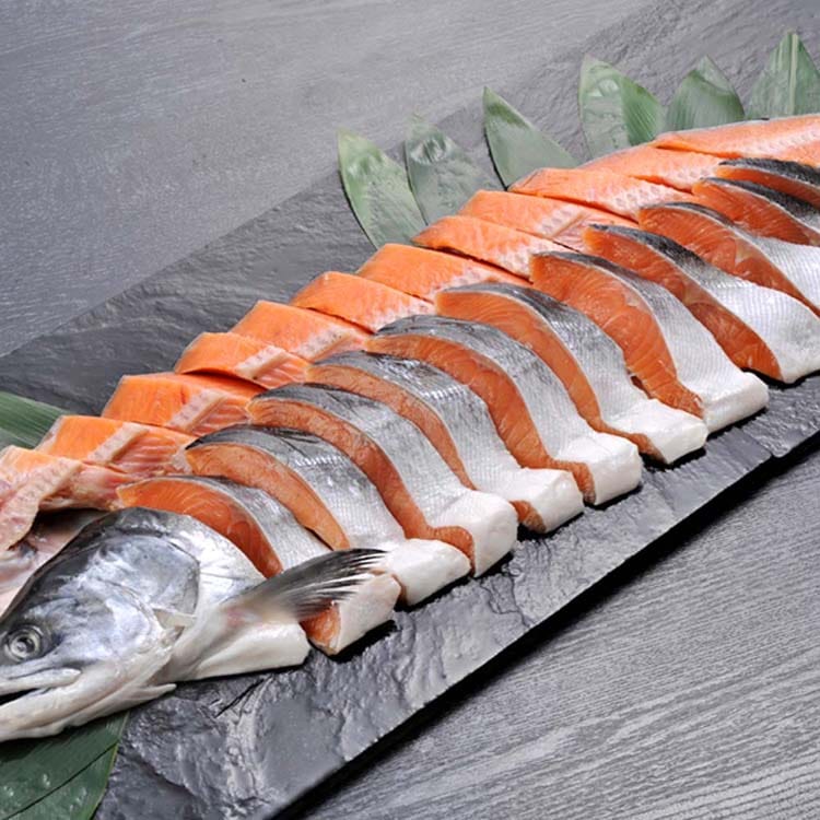 【人気商品】 塩時鮭 鮭 時鮭 ギフト 姿切身 個包装 冷凍 北海道産塩時鮭姿切身（個包装）1.4kg (代引不可) (TD)