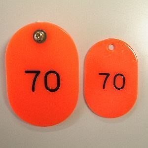 （まとめ買い）親子札 51-100 赤 CR-OY100-R 00006037 [x3]