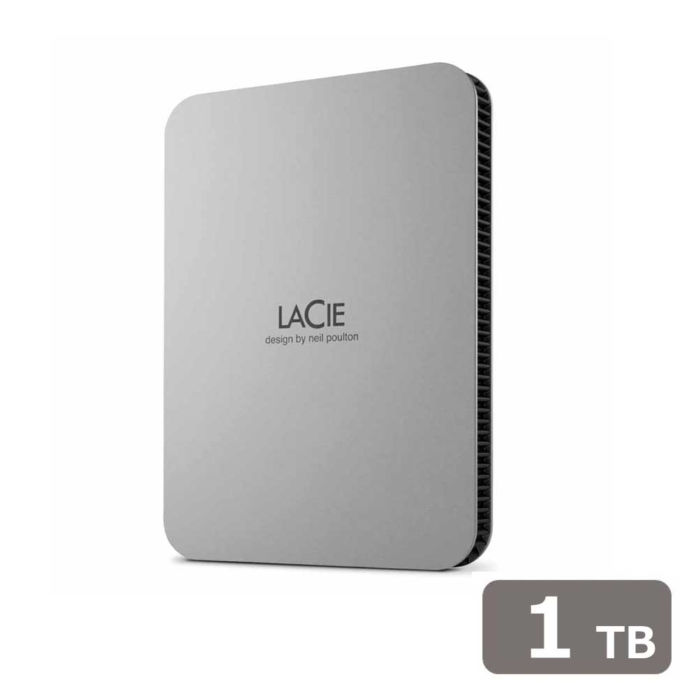 LaCieラシー LaCie 外付け HDD 1TB ポータブル Mobile Drive USB3.2 USB Type-C×1 3年保証 Toolkit付属 【 Windows Mac iPad 13,536円