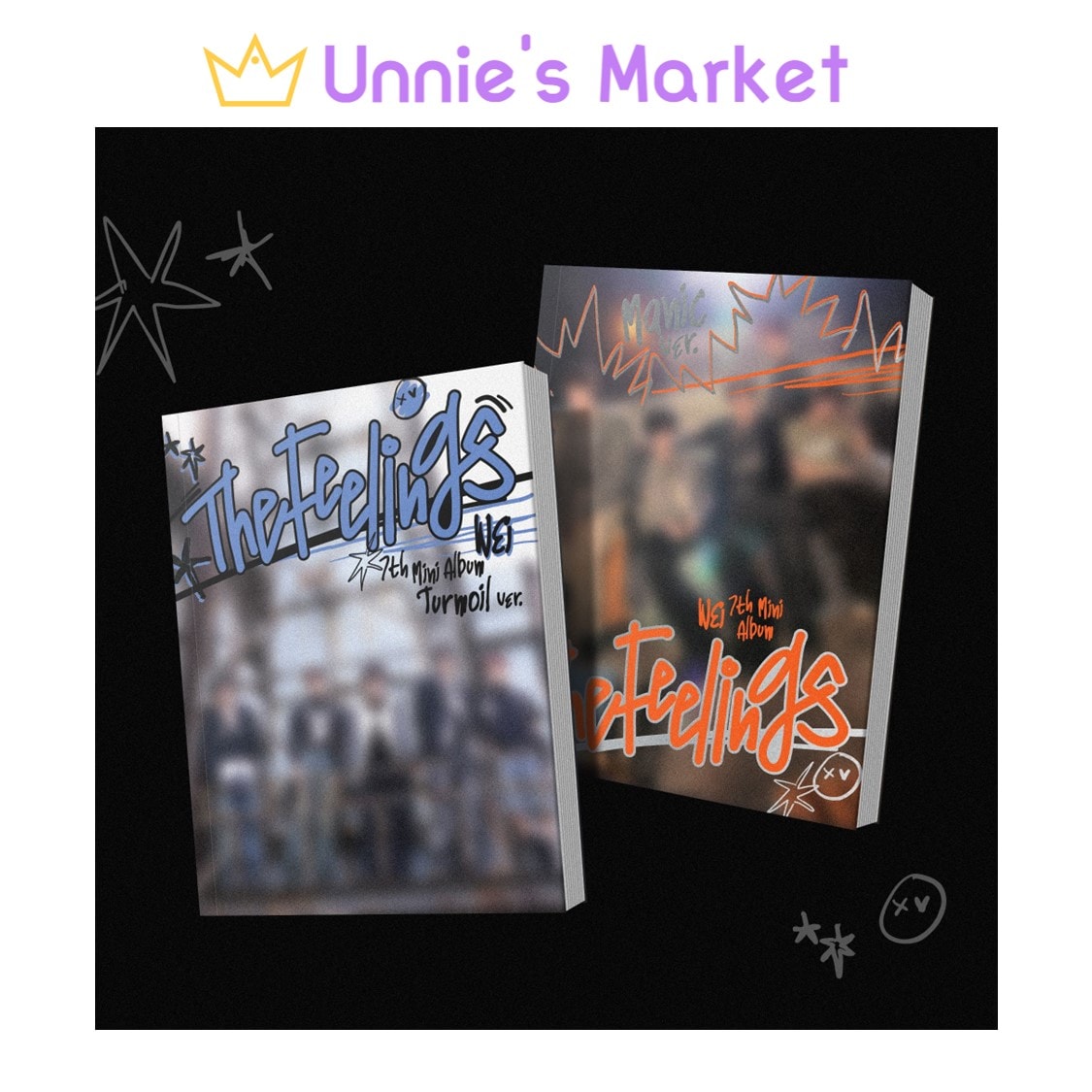 [SET] WEi - The Feelings 7th Mini Album (Turmoil ver. / Manic ver.)