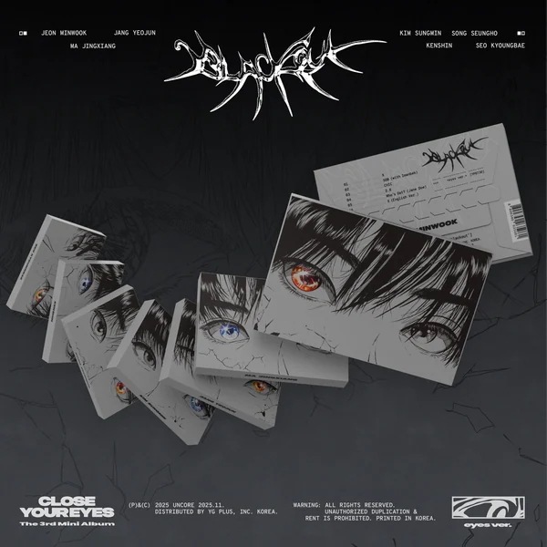 [MEGA] [7種セット] (Eyes Ver.) CLOSE YOUR EYES ミニ3集 Album blackout 韓国チャート反映 クローズ·ユア·アイズ