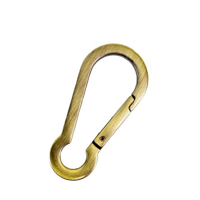 角 カラビナ キーホルダー おしゃれ 1000個 セット 60mm バフ磨き ゴールド/シルバー 金具 部品 パーツ 鍵 キーリング アクセサリー アウトドア キーケース キャンプ トレッキング 釣り