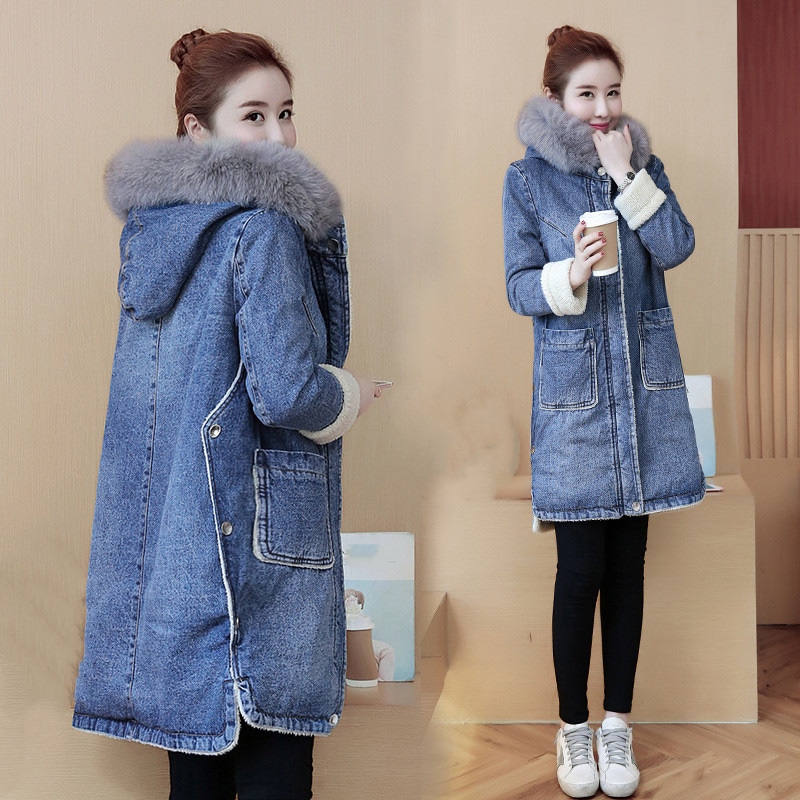 デニムジャケット ボアコート レディース コーディガン ボア ジャケット コート 中綿コート アウター モコモコ 可愛い 冬 暖かい 防寒 羽織