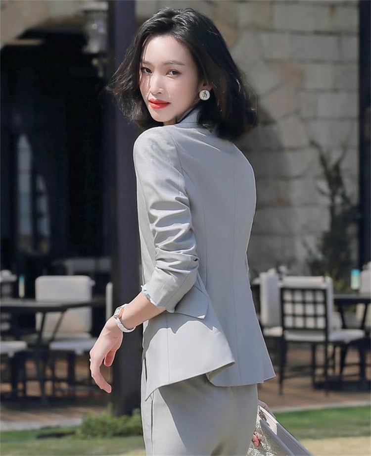 韓国ファッション ツーリング カーディーラー セールスマネージャー 気質 セット スーツ