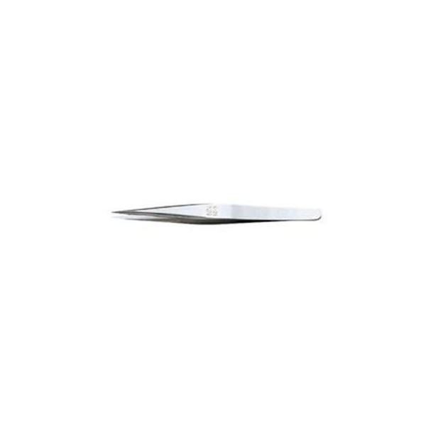 （まとめ）KFI ピンセット 125mm （NNタイプ） K-21 [x5セット]
