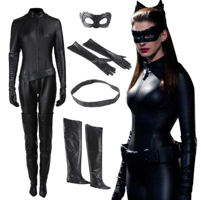 大人気 バットマン キャットウーマン コスプレ衣装 ダークナイト ライジング キャットウーマン セリーナ コスプレ衣装 コスプレ 変装 仮装