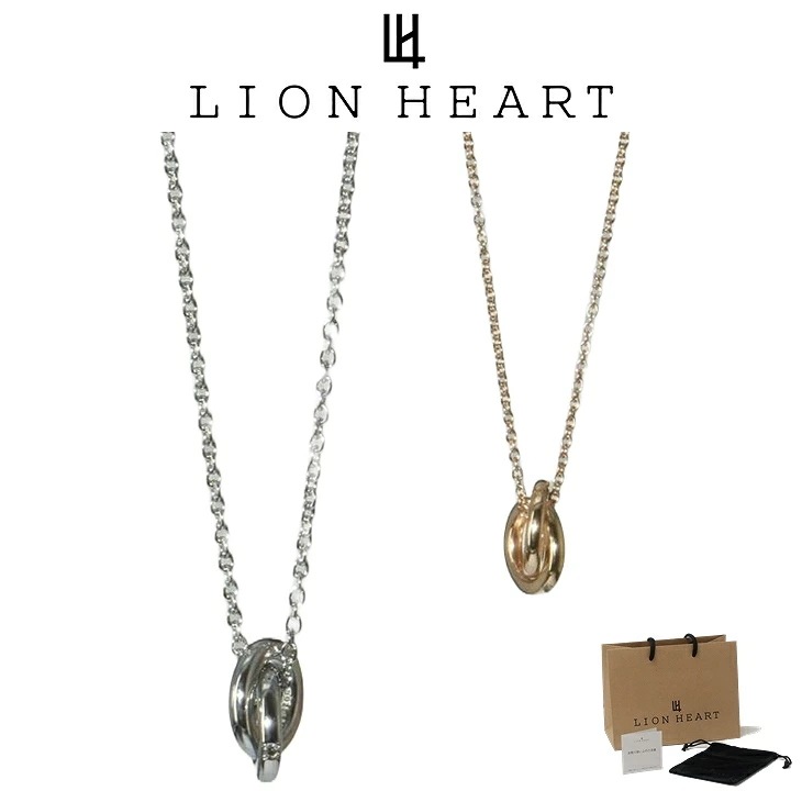 ネックレス メンズ レディース ブリリアントダブルリングペアネックレス サージカルステンレス LH-03NE0445 ステンレス アレルギーフリー クリスマス 誕生日 【ネコポス】