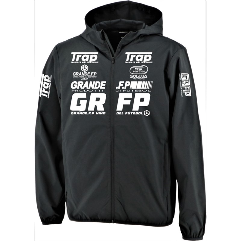 grande(グランデ) ドライストレッチZIPパーカーピステJKT フットサルピステシャツ (gfph23505-0901)
