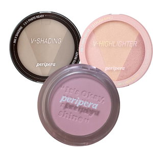 WeCos [peripera] New itemPure Blushed Sunshine Cheek/Ink V-Highlighter