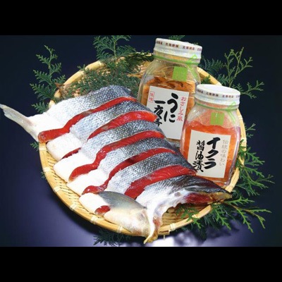紅鮭いくらうに3点セット