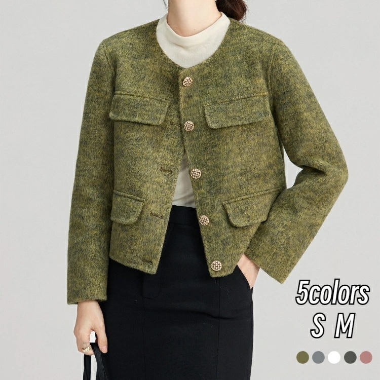 トップスアウターレディース軽量ワッフルニットブルゾンカーディガン長袖ユニセックス大きいサイズ母の日秋冬2024