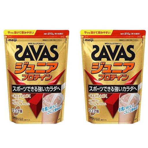ザバス ジュニアプロテイン ココア 840G(60食分)X2個