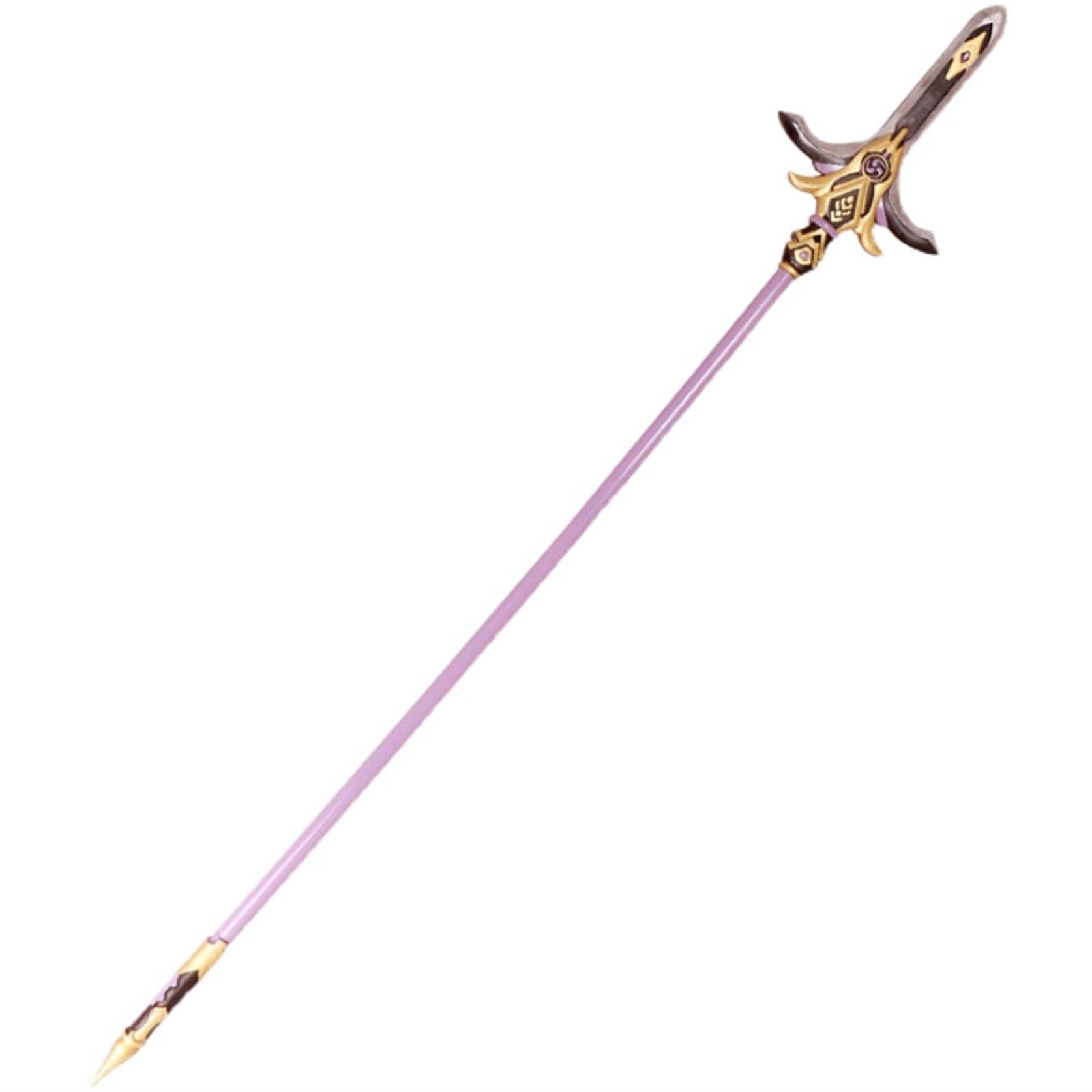 原神(げんしん) 喜多院十文字槍 約181cm コスプレ道具 トーマ 雷電将軍 元素爆発 アクセサリー PU製造 cos 学園祭 イベント ハロウィン COS おもちゃ