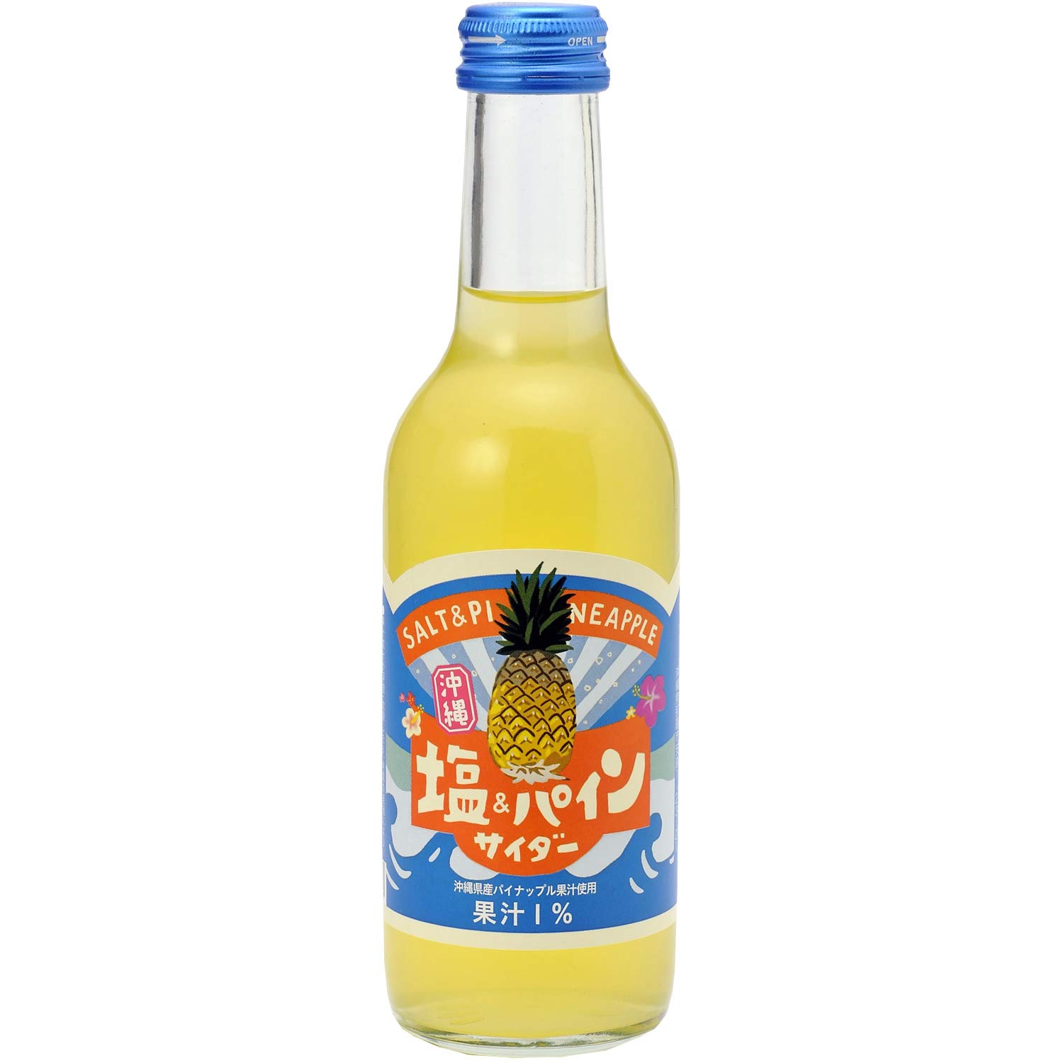 友桝飲料 塩&パインサイダー 245ml ×24本
