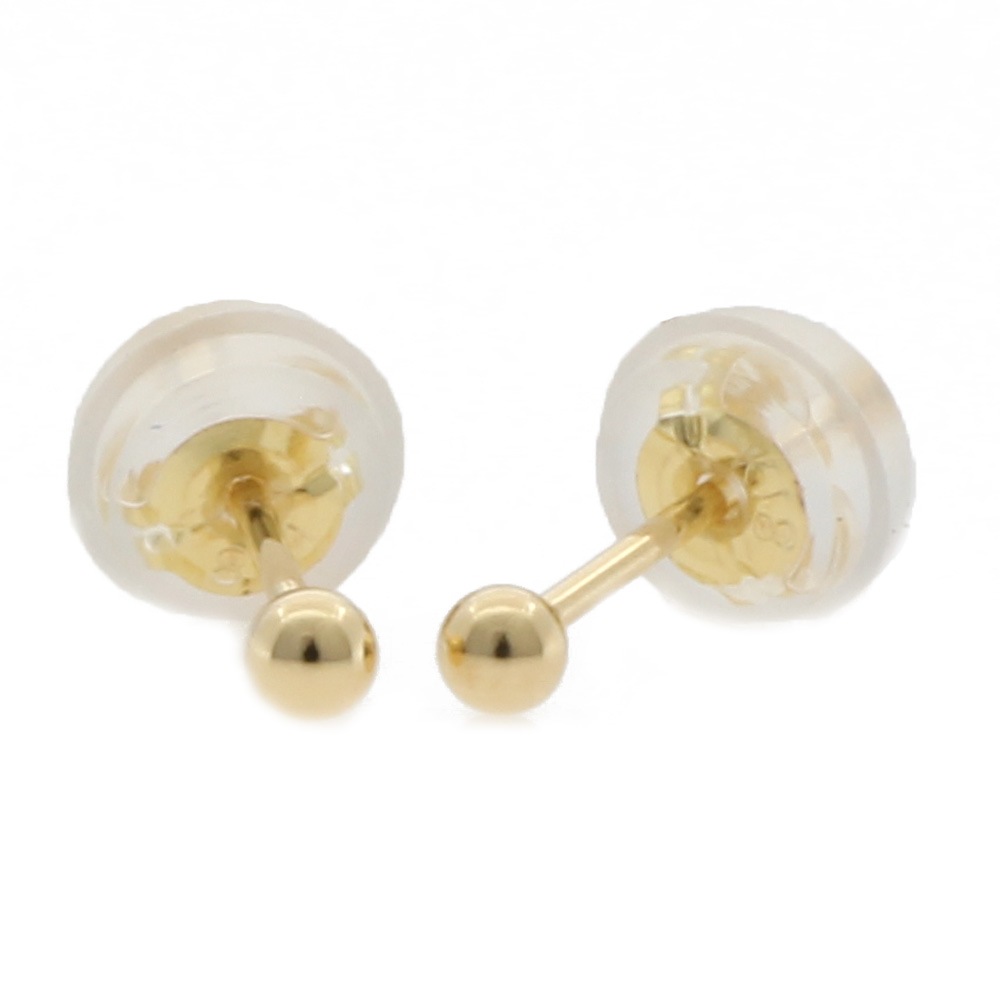 丸玉 2mm ボール ピアス 18金 K18ゴールド 新品