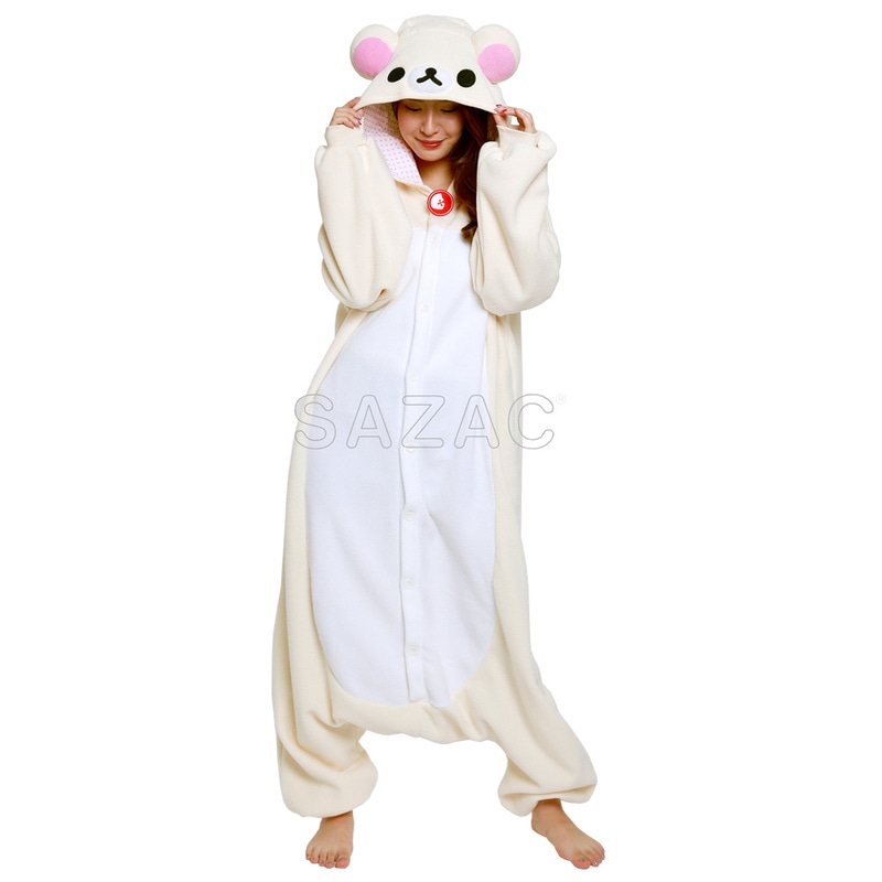 コスプレ 仮装 SAZAC(サザック) フリース着ぐるみ コリラックマ 【 コスプレ 衣装 ハロウィン 仮装 コスチューム アニメ 可愛い パジャマ レディース 着ぐるみ 大人用 メンズ キグルミ 男