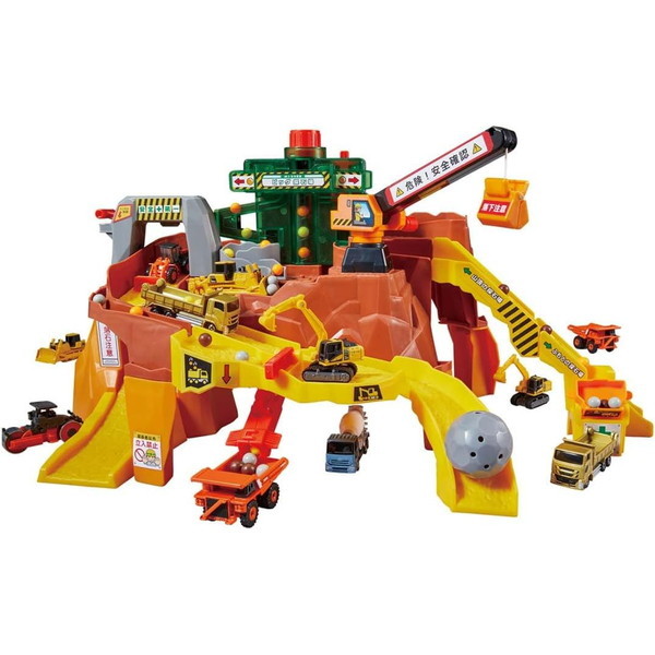 岩がゴロゴロ!ビッグ工事現場