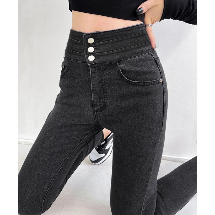 人気沸騰 大人気レディースパンツ ハイウエスト デニムパンツ 美脚 脚長 5,310円