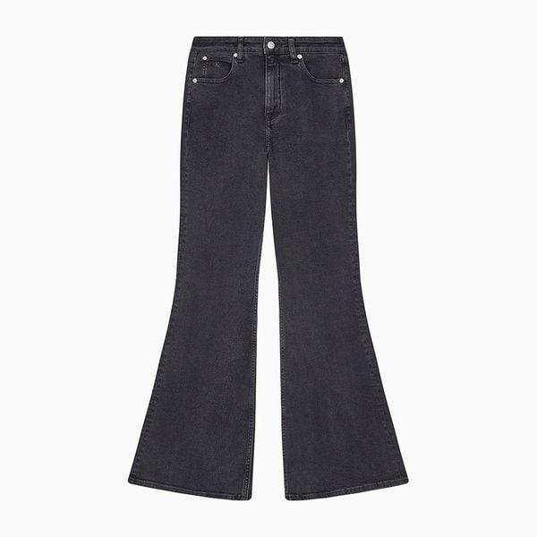 女性ハイライズ フレアフィット イタリアン デニム(J223947)