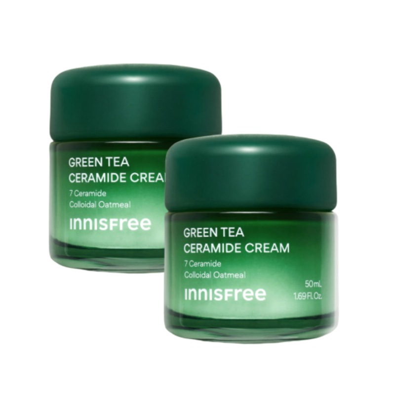 グリーンティーセラミドバター保湿クリーム50ml 2個