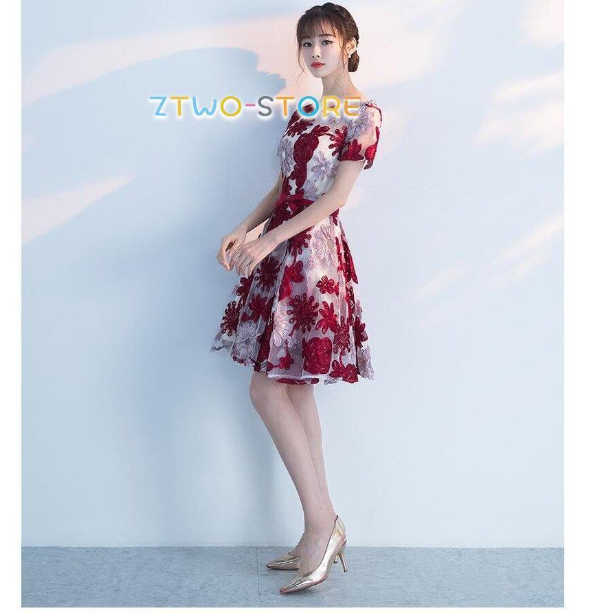 ワンピースドレスドレス40代 フォーマル 20代 二次会 服装 30代 ワンピース 上品 刺繍 お呼ばれ 50代 パーティードレス 同窓会 レディース 披露宴 大きいサイズ ミセス 成人式 結婚式