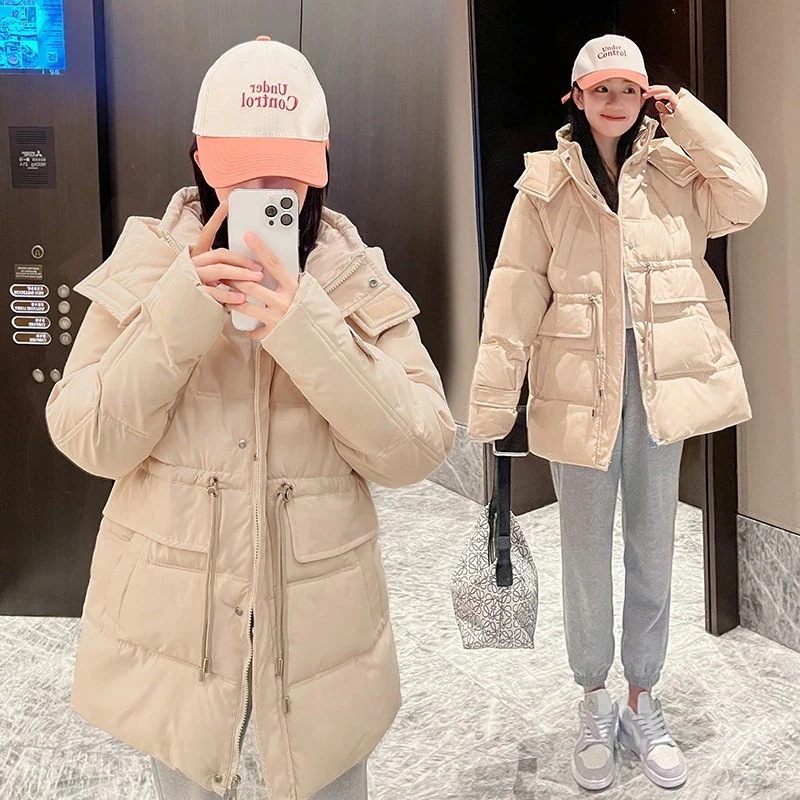 冬 軽量 暖かい 厚手 中綿コート ウエストアウター レディース 冬 高級感 アウター ファーカラー 大きいサイズ 裏起毛 ジャケット ダウン混綿ジャケット 福袋