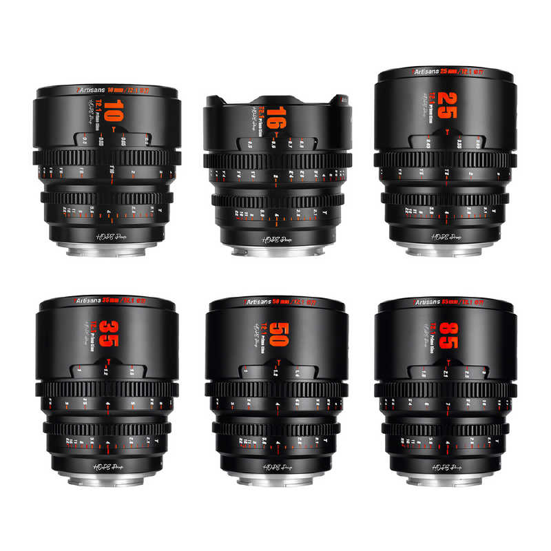 七工匠　カメラレンズ (フジフィルム X用) 6本セット　7A-HP6SET-X-B