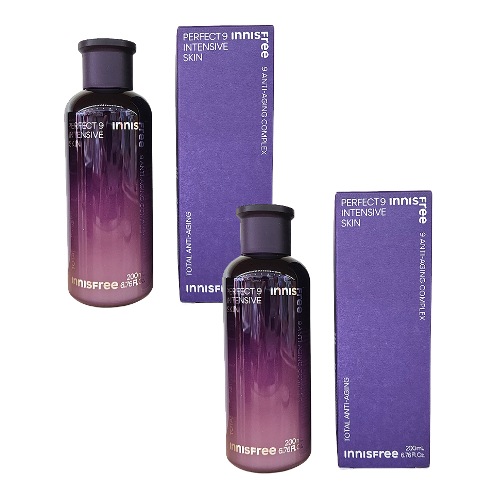 パーフェクト9 インテンシブスキン 200mL×2本セット 高濃度保湿エッセンス 美容液トナー 韓国コスメ韓国式スキンケア化粧水