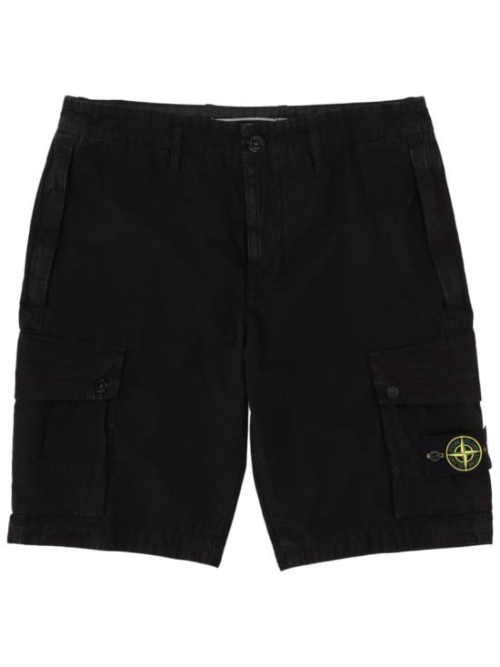 STONE ISLAND Men Shorts L100019 S00WAV0129 Black